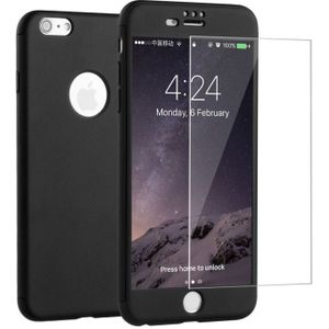 iPhone 6 / 6S 360° Full Cover Case Hoesje incl. Tempered Glass - Zilver