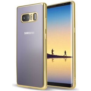 Galaxy Note 8 Soft TPU Hoesje Met Coating Goud / Zilver / Grijs - Grijs Metallic