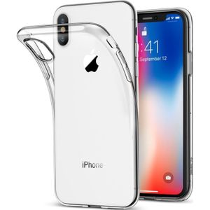 iPhone X / Xs Soft TPU Hoesje Transparant