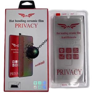 Galaxy Note 10 Plus 3D Flexibel Privacy Screenprotector