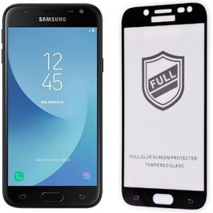 Galaxy J3 (2017) Full Cover Full Glue Tempered Glass Protector