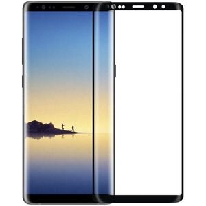 Galaxy Note 8 Full Body 3D Tempered Glass Screen Protector - Zilver