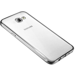 Galaxy A5 (2016) Soft TPU Hoesje Met Coating Goud / Zilver / Grijs - Goud