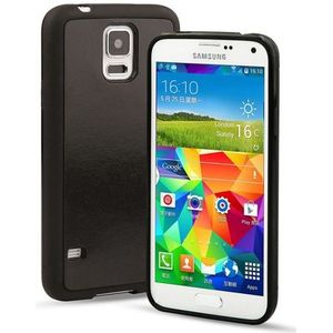 Galaxy S5 Anti Gravity Case Sticky Kleefhoesje - Zwart