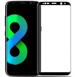 Galaxy S8 Full Body 3D Tempered Glass Screen Protector - Goud
