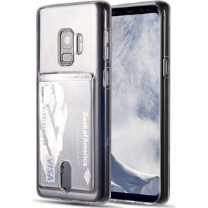 Galaxy S9 Transparant TPU Hoesje Met Pasjesvakje