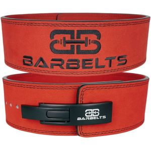 Lever belt 10mm Red - Powerlift riem