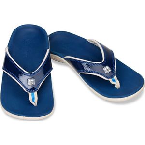 Slippers Yumi dames - Crackle navy