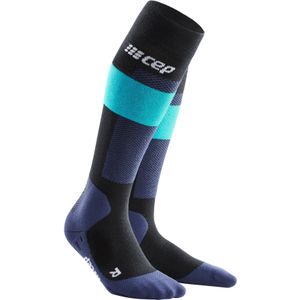 Ski Merino Compressiekousen - Blauw