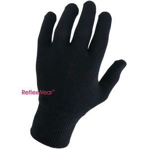 Diabetes handschoenen met vingertop - zwart