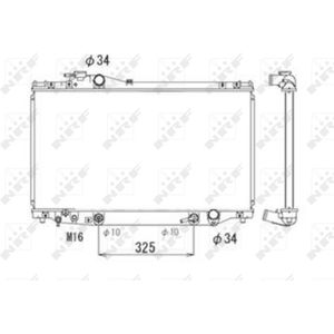 Radiator, motorkoeling NRF 53710