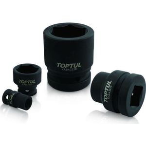 Slagmoerdop TOPTUL 1/2 inch 28 mm 6-Kant
