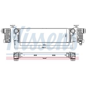 Intercooler NISSENS 96017