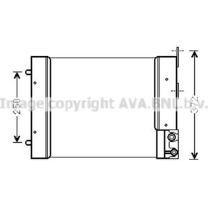 Condensator, airconditioning HIGHWAY AUTOMOTIVE NH5021