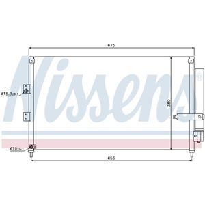 Condensator, airconditioning NISSENS 940197
