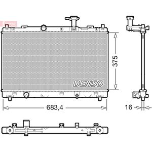 Radiator DENSO DRM47038