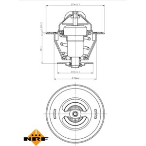 Thermostaat, koelvloeistof EASY FIT NRF 725161