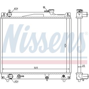 Radiator, motorkoeling NISSENS 64159
