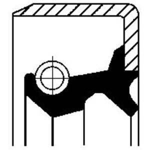 Oliekeerring, versnellingsbak CORTECO 01019151B