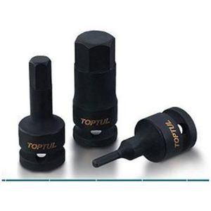 Zeskantige slagmoer TOPTUL 1/2 inch 6 mm