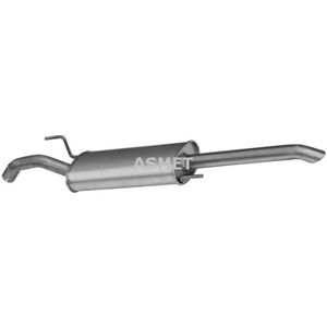 Geluiddemper achter ASMET 03.060
