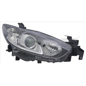 Koplampen TYC 20-14608-16-2, links