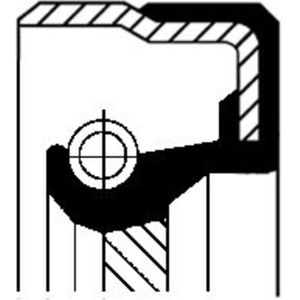 Oliekeerring, versnellingsbak CORTECO 01017136B