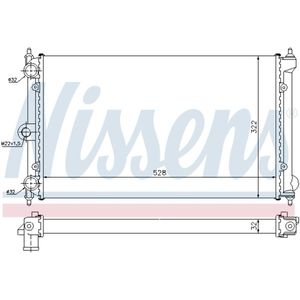 Radiator, motorkoeling NISSENS 651731