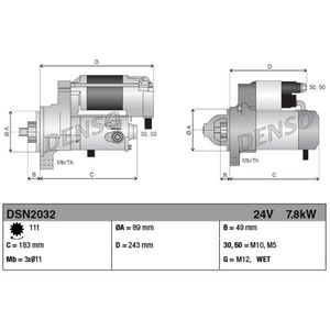 Starter DENSO DSN2032