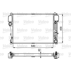 Radiator, motorkoeling VALEO 735299