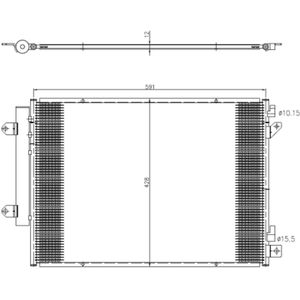 Condensor, airconditioning EASY FIT NRF 350472