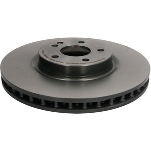 Remschijf BREMBO 09C06411 voorkant, geventileerd, sterk gecarboniseerd, 1 Stuk