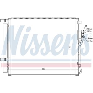 Condensator, airconditioning NISSENS 940209