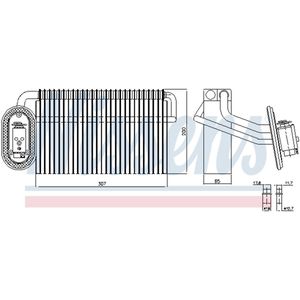 Verdamper, airconditioning NISSENS 92322
