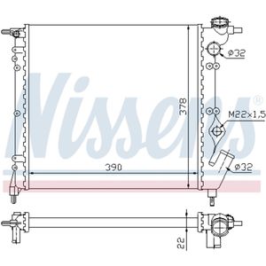 Radiator, motorkoeling NISSENS 63929