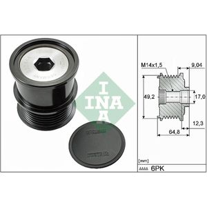 Generator vrijloop INA 535 0284 10
