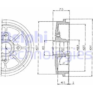 Remtrommel DELPHI BF392