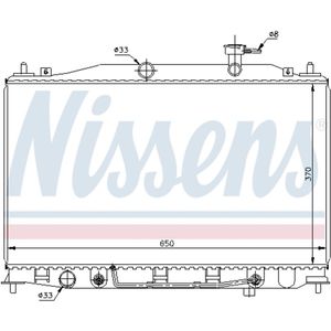 Radiator, motorkoeling NISSENS 67503