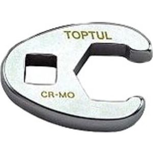Hanenvoet ringsleutel TOPTUL 12 mm open (voor ratel 3/8 inch)