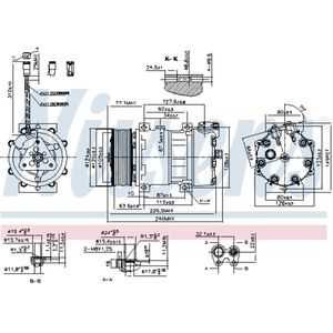 Compressor airconditioning NISSENS 890022