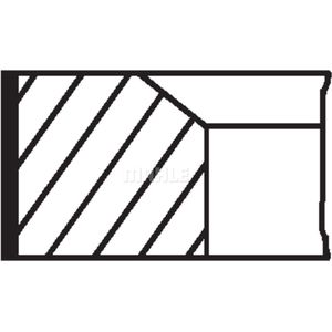 Zuigerveren set MAHLE 043 77 N0