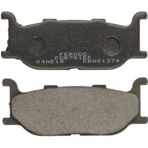 Remblokset FERODO FDB781EF voorkant, achter