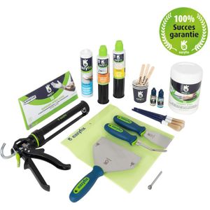 EAZYFIX - Reparatieset - Compleet met Gereedschap - Houtrot, Houtschade & Muurvuller