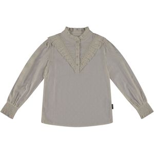 Meisjes blouse - Egret