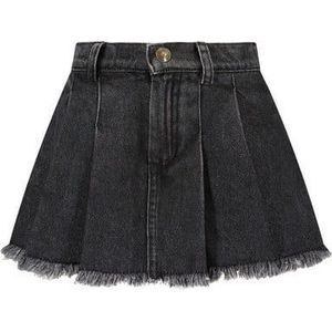 Meisjes jeans broek/rok - Zwart denim