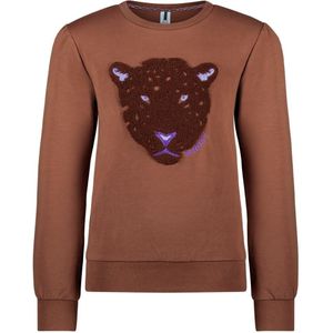 Meisjes sweater bruin - Dina - Cappucino