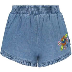 Meisjes jeans short - Geertje - Vivid denim