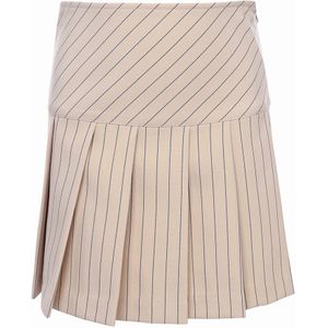 LOOXS 10sixteen Gestreepte Rok Beige