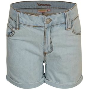 Meisjes jeans short - Livia-SG-30-F - Zacht blauw denim