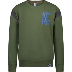 Jongens sweater - Ravi - Militairy groen